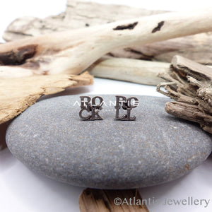 Rock and Roll push back Earrings in Sterling Silver