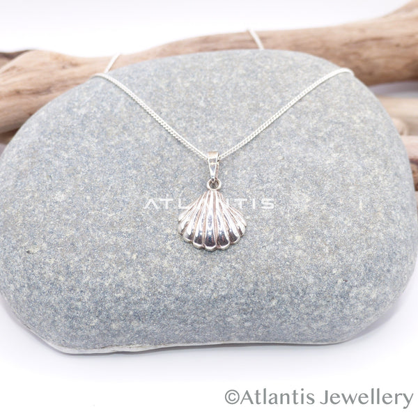 Shell Necklace in Sterling Silver